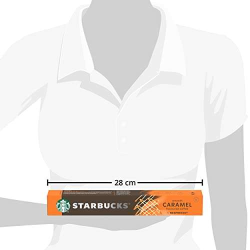 STARBUCKS by Nespresso, Blonde Roast, Smooth Caramel Flavored Coffee Capsules 8 x 10 (80 Capsules) (Prime Exclusive Price) £19.99 @ Amazon