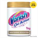 Vanish White Oxi-Action Whitening Booster / Vanish Pink Oxi-Action Laundry Booster 1kg : £6 + Free Click & Collect @ Wilko