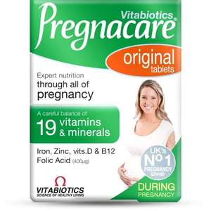 Pregnacare Vitabiotics During Pregnancy Original, 30 Count (Pack of 1) - £1.94 / £1.82 with S&S (also buy 3 for 2 offer)
