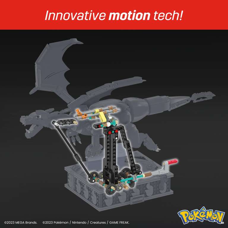 MEGA Pokémon Action Figure, Motion Charizard Pokemon