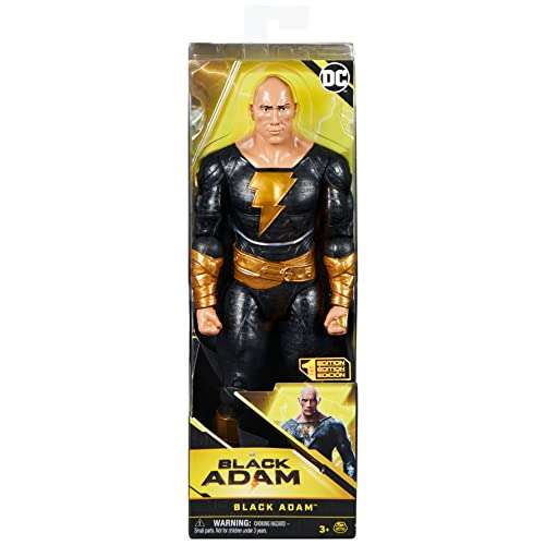 DC Comics, Black Adam Movie 30cm Action Figure, Collectible Kids’ Toys £5 @ Amazon