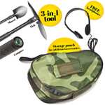 MYLEK MYMD1062 Metal Detector,Waterproof Complete with Bag, Headphones, Shovel & Pick/Compass Tool Kit