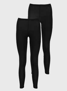 Black Leggings 2 Pack Now £8 with code ( £4. each) with Free click and collect from Argos