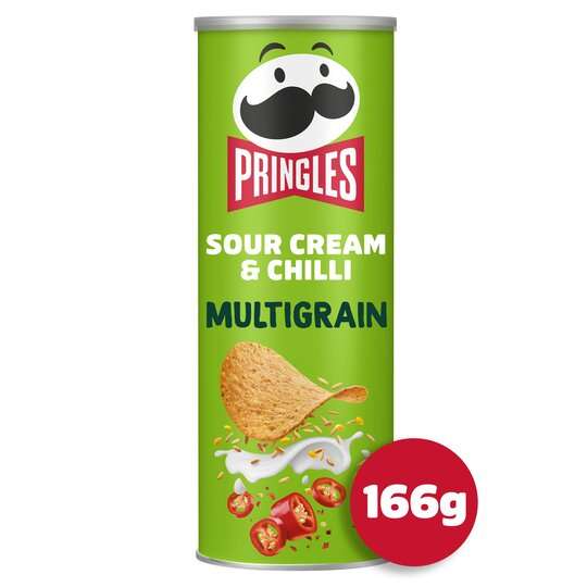 Tesco Pringles Multigrain 166g £2 at Tesco (earn £2 Cashback from CheckoutSmart)