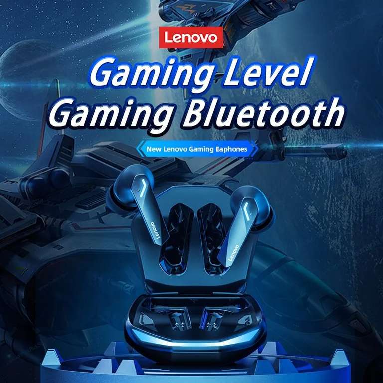 Lenovo GM2 Pro Bluetooth 5.3 Wireless In-Ear Gaming Low Latency Earphones - Welcome deal £2.98 or £10.53 existing buyers @ Cutesliving Store