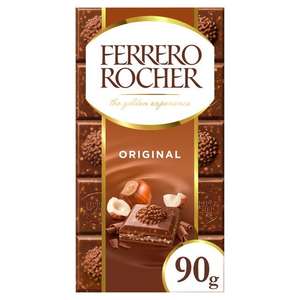 Ferrero Rocher Milk Chocolate & Hazelnut Bar 90g - £1.50 @ Morrisons