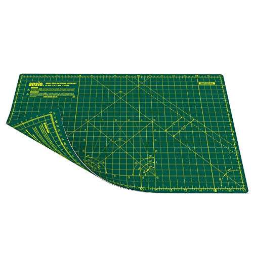 ANSIO Craft Cutting Mat Self Healing A3 Double Sided 5 Layers - Quilting, Sewing, Scrapbook, Fabric & Papercraft (17 x 11") - £4.79 @ Amazon