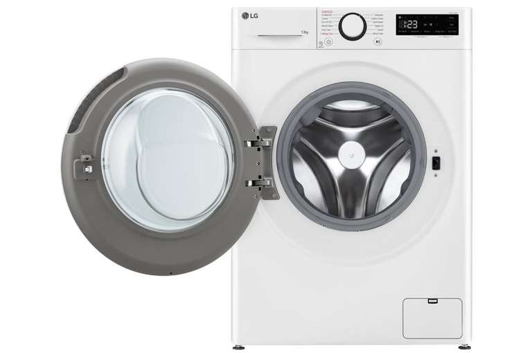 LG F4Y513WWLN1 13kg - Washing Machine A rated - AI direct drive turbo 1400rpm + 5Yr Warranty + Free installation & disposal w/ unique code