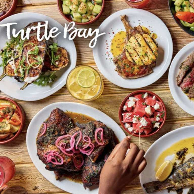 Turtle Bay Dining: Two-Courses, Sides & Cocktails for 2 people w/ code (4 people / 6 people options available)