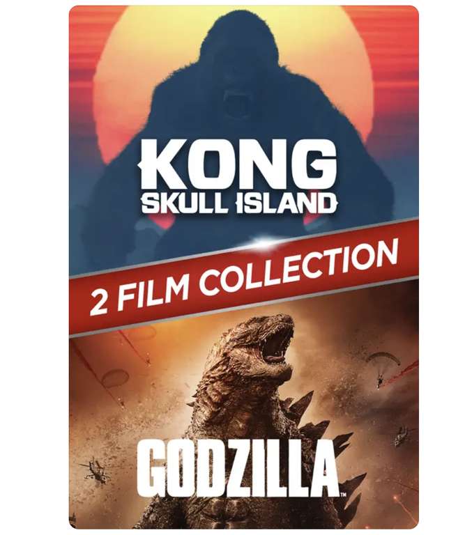 Kong: Skull Island / Godzilla 4K 2-Film Collection - £7.98 @ iTunes