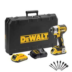 DeWalt DCF887 18V XR Cordless Brushless Impact Driver 2 x 2.0Ah + Drill Bit Set - £127.96 with code (Free C&C) Limited Avail. @ Toolstation
