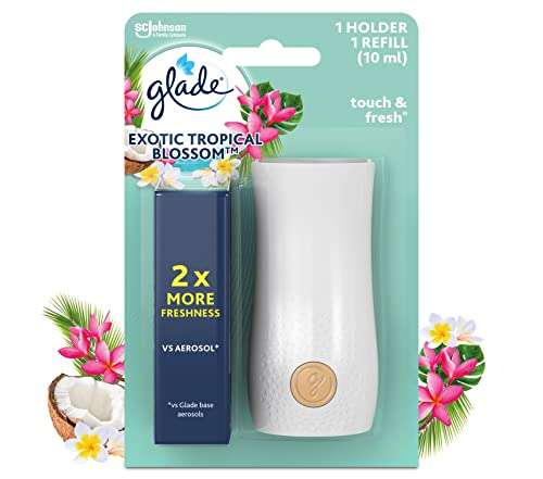 Glade Touch & Fresh Toilet Spray Air Freshener, Touch Activated Odour Eliminator for Bathroom & Home - £2.50 (MOQ 3) @ Amazon