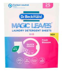 Dr Beckmann Magic Leaves Biological Laundry Detergent Sheet 25S