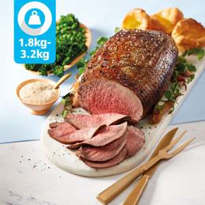 Specially Selected 21 Day Matured Aberdeen Angus Beef Roasting Joint Typically 2.5kg (£7.49 per kg) Online 19th March instore 25th March