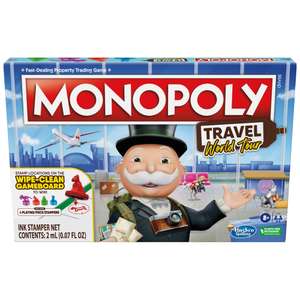 Monopoly Travel World Tour Board Game £9.99 +Free Collection@ The Entertainer