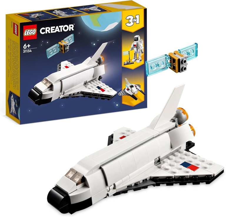 LEGO Creator 31134 3-in-1 Space Shuttle - Free Click & Collect