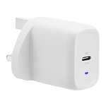 Amazon Basics 30W One-Port GaN USB-C Wall Charger, White (non-PPS)