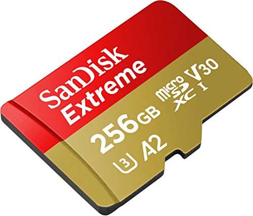 SanDisk 256GB Extreme microSDXC card £36.99 at Amazon