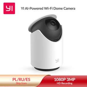 YI Camera 1080P Wifi Dome Camera FHD With Face Detection - w/Code, Sold By YI Official Store (Selected Accounts)