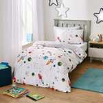 Space Rockets Duvet Cover and Pillowcase Set (Single) - Reduced + Free Click & Collect