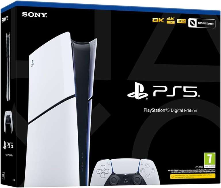 PlayStation 5 Console Digital Edition (Slim) + 18997 Reward Points (£47.50)