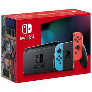 Nintendo Switch Console 1.1 with Neon Red & Blue Joy-Con Controllers - Brand New - £229.41 with code @ Hughes Electrical / eBay