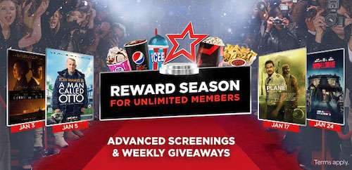 Free weekly rewards in January for Cineworld Unlimited members - free regular nachos (week 2) - free blue icee (16th Jan) @ Cineworld