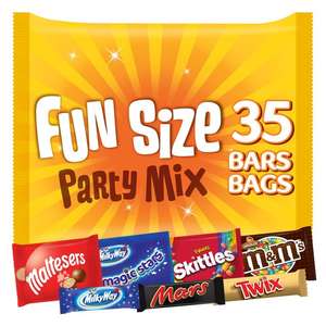 Fun Size Party Mix 35 Bars And Bags 600g £4.00 @ Morrisons