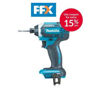 Makita DTD152Z 18V LXT Impact Driver Variable Speed Body Only Bare Unit Naked - £39.10 with code @ FFX / eBay