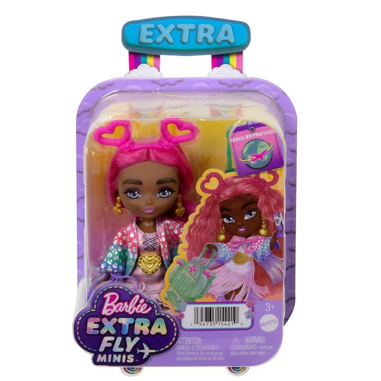 Barbie Extra Minis Travel Doll With Accessories