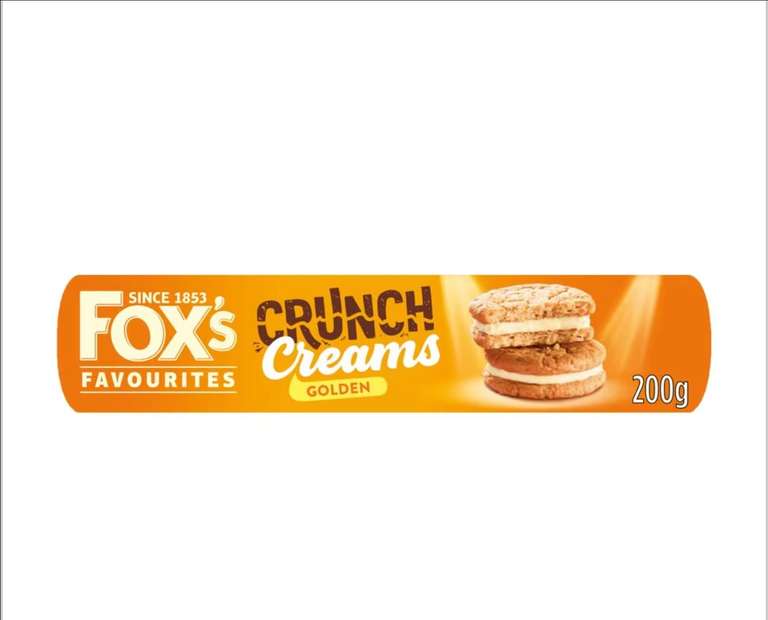Fox's Golden Crunch/Salted Caramel/Ginger Creams Biscuit 200g | Rocky Orange 7pk 138g - Clubcard Price