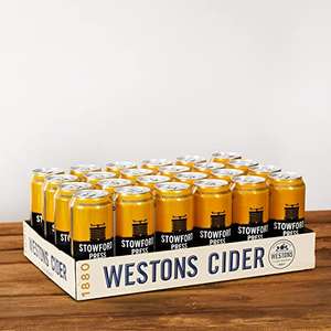 Stowford Press Apple Cider, 4.5% ABV - Cans (6 x 4 Pack) 440ml (with £0.79 voucher)