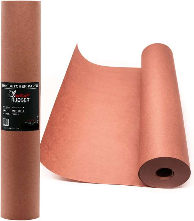Pink Butcher BBQ Paper (17.25" by 175 Feet) - Food Grade for Meat Smoking £26.41 or 18" x 225 Feet £33.96 Dispatches from Amazon US @ Amazon