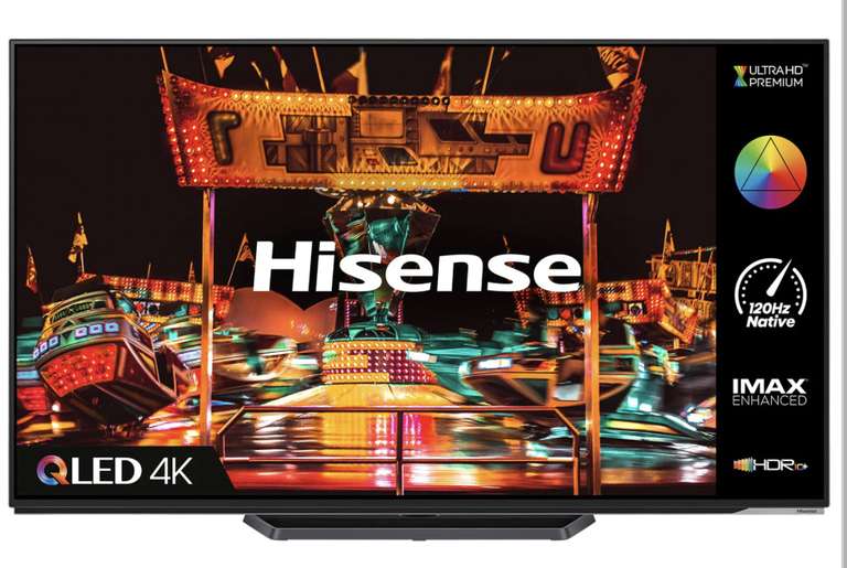 Hisense 65A9HTUK 65" 4K HDR UHD Smart OLED TV Dolby Vision IQ & Atmos £2299 (+£500 cashback from Hisense) @ Sonic Direct