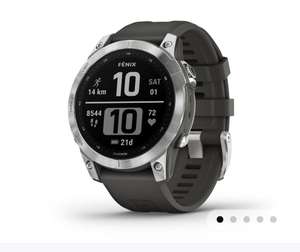 Garmin fenix 7 gps smartwatch silver grey
