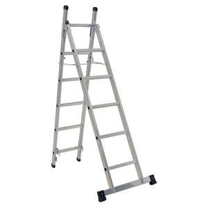 Rhino 3 in 1 Aluminium Combination Ladder £60, free click and collect @ Homebase