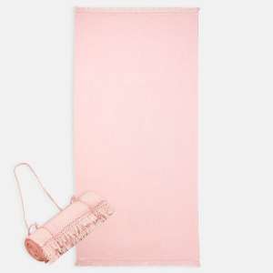 Sienna Tassel Beach Towel Bag - Blush £4.+ £2.95 Delivery from Online Home Store