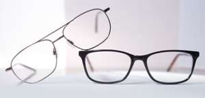 Two pairs of prescription glasses for £14 with code @ Glasses Direct