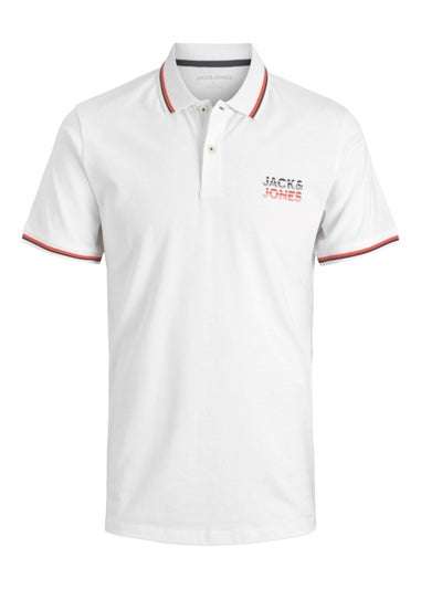 Boy's Jack & Jones Atlas White Polo Shirt (6-16yrs) + 99p collection