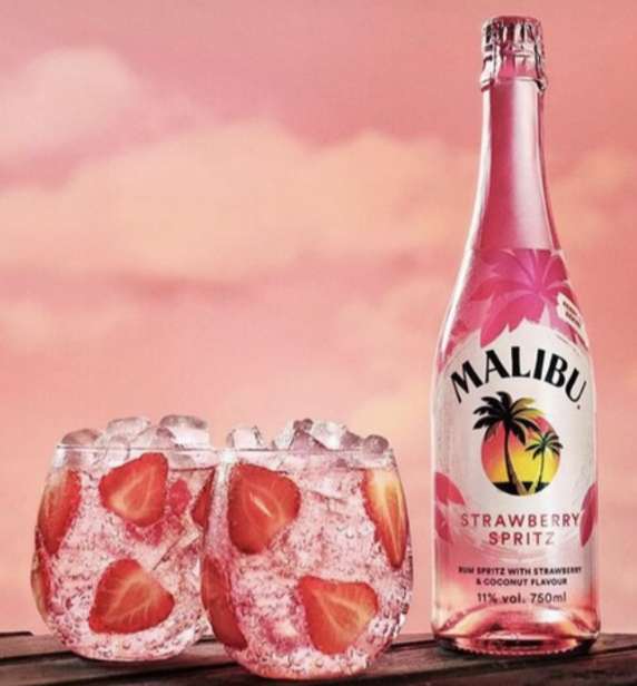 Malibu Rum Strawberry Spritz 75Cl - £8.10 Reduced to Clear (Clubcard Price) @ Tesco (Batley)