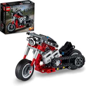 LEGO 42132 Technic Motorcycle to Adventure Bike 2 in 1 Model Building Set - £7.20 @ Amazon
