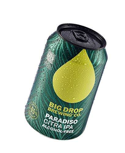 Big Drop Brewing- Paradiso Citra IPA Cans 0.5% - Non Alcoholic Beer (Gluten Free) 12 x 330ml - £12 at checkout @ Amazon
