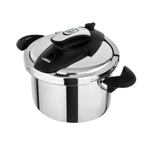 Tower 6L Stainless Steel Pressure Cooker - Free C&C