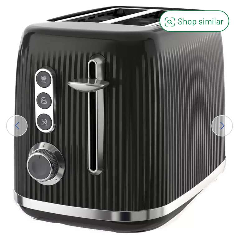 Breville VTR001 Bold 2 Slice Toaster - Black free C&C