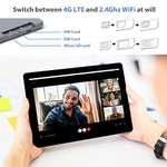 TOSCiDO 4G LTE 10 Inch Android Tablet - With Voucher- LIXUEWU LTD FBA