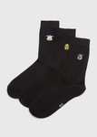 3 Pack Black Star Wars Embroidered Socks 99p C&C