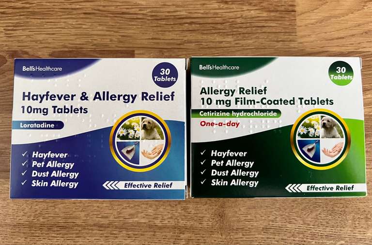 Hayfever & Allergy Relief 30 x 10mg Tablets £1 @ Poundland Swindon