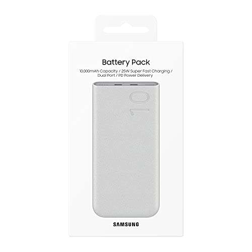 Samsung Battery Pack - Power Bank - 10,000mAh - 25w Super Fast Charging - Beige