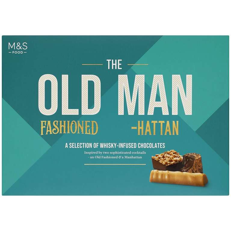 M&S "The Old Man" Whisky-infused Chocolates £1 per box in-store at Marks & Spencer, Liverpool
