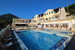 Loulass Village Hotel, Corfu - 2 Adults for 7 nights (5/5 Tripadvisor) TUI Gatwick Flights +20kg Suitcases +10kg Bags +Transfers - 17th May